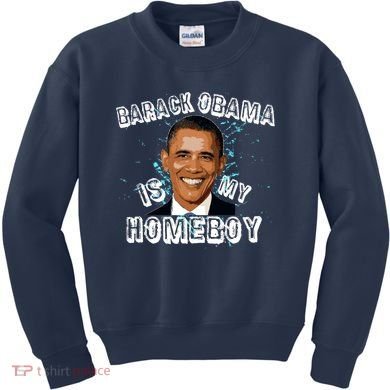 Barack Obama Is My Home boy Kids Sweatshirt