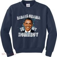 Barack Obama Is My Home boy Kids Sweatshirt thumb 0