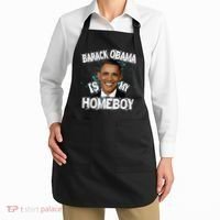 Barack Obama Is My Homeboy Apron thumb 2
