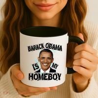 Barack Obama Is My Homeboy Coffee Mug thumb 3