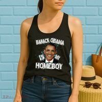 Barack Obama Is My Homeboy Women's Tank Top thumb 2