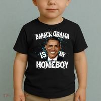 Barack Obama Is My Homeboy Toddler T-Shirt thumb 2
