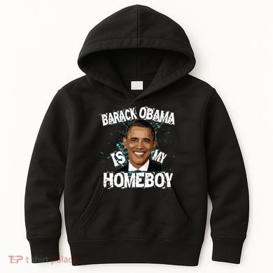 Barack Obama Is My Homeboy Kids Hoodie