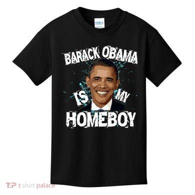 Barack Obama Is My Homeboy Kids T-Shirt