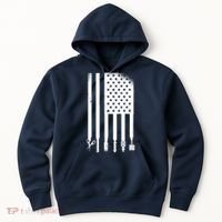 Barber Hair Style USA Flag Hoodie thumb 0