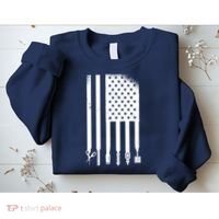 Barber Hair Style USA Flag Sweatshirt thumb 2