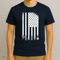 Barber Hair Style USA Flag T-Shirt thumb 3
