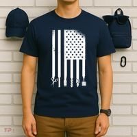 Barber Hair Style USA Flag T-Shirt thumb 6