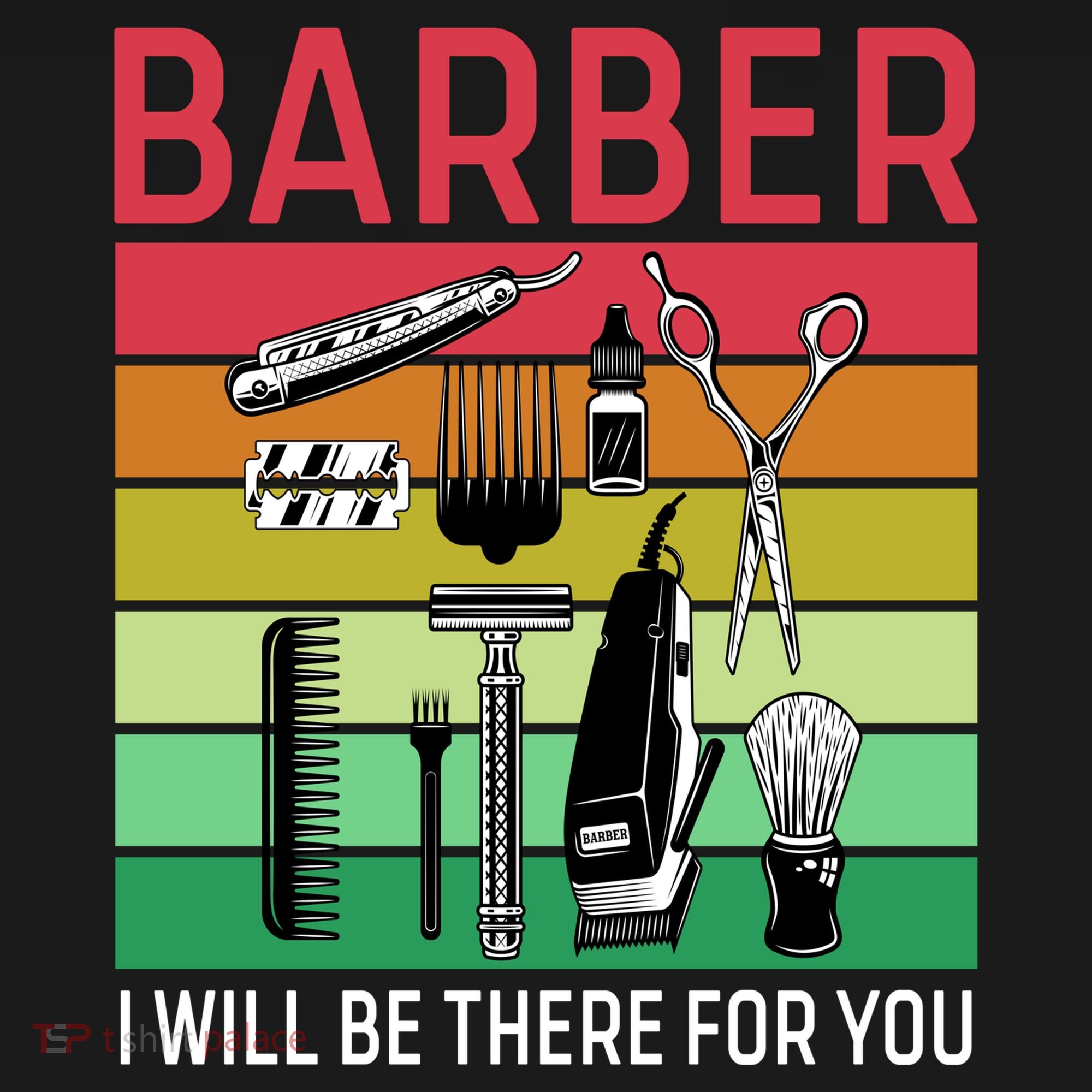 Barber I Will Be There For You Ornament