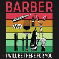 Barber I Will Be There For You Women's Long Sleeve Shirt thumb 2