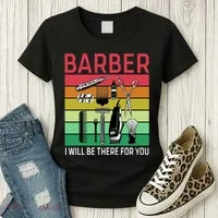 Barber I Will Be There For You Women's T-Shirt thumb 3