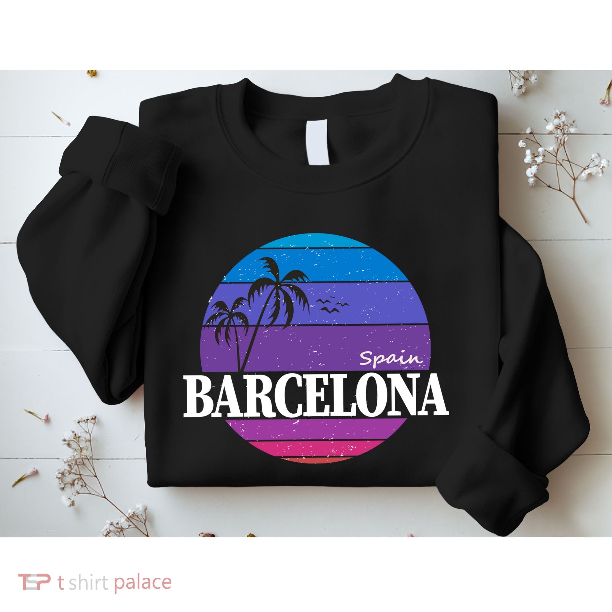  Barcelona Circle Logo Sweatshirt