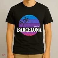  Barcelona Circle Logo T-Shirt thumb 3