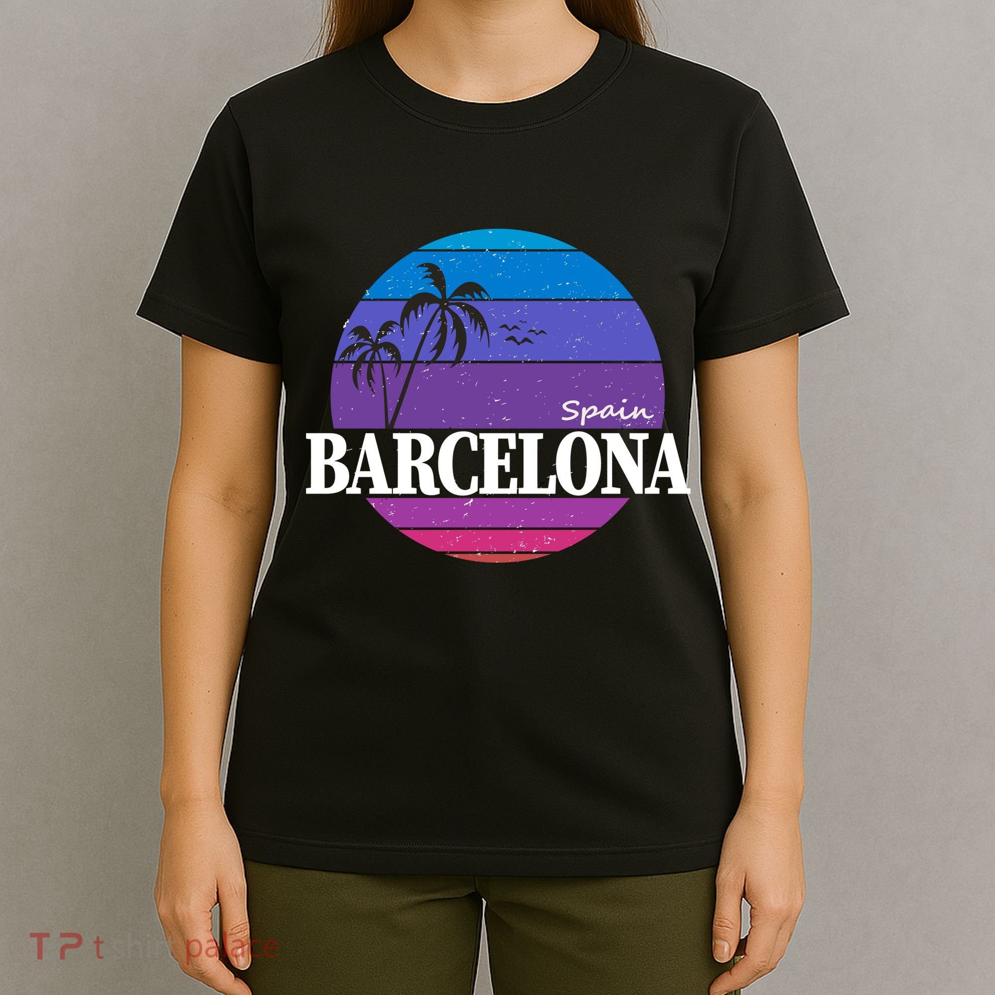  Barcelona Circle Logo T-Shirt
