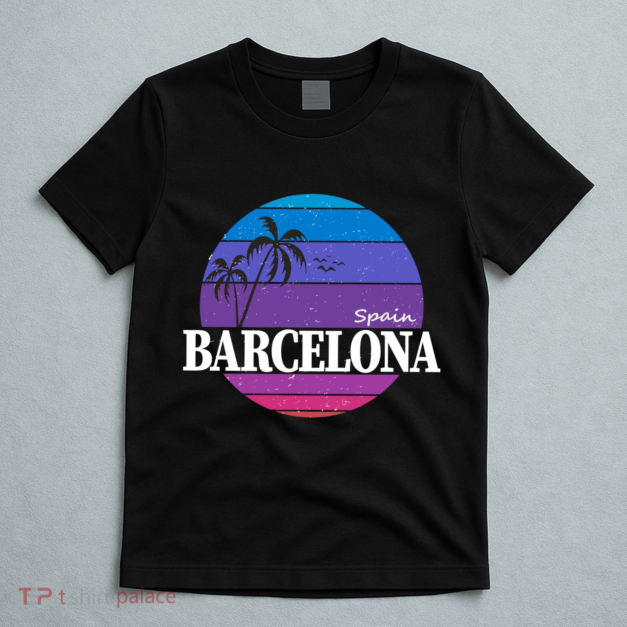  Barcelona Circle Logo T-Shirt