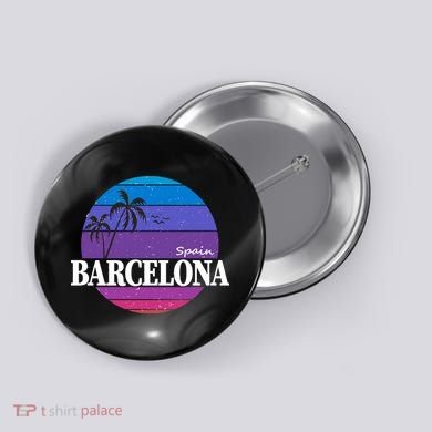 Barcelona Circle Logo Button