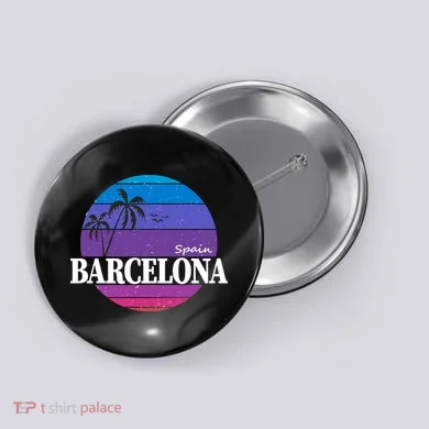  Barcelona Circle Logo Button