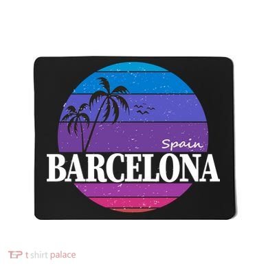  Barcelona Circle Logo Mousepad