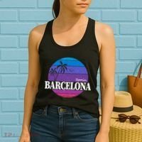  Barcelona Circle Logo Women's Tank Top thumb 2