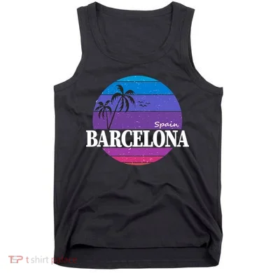  Barcelona Circle Logo Tank Top
