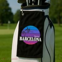 Barcelona Circle Logo Golf Towel thumb 2