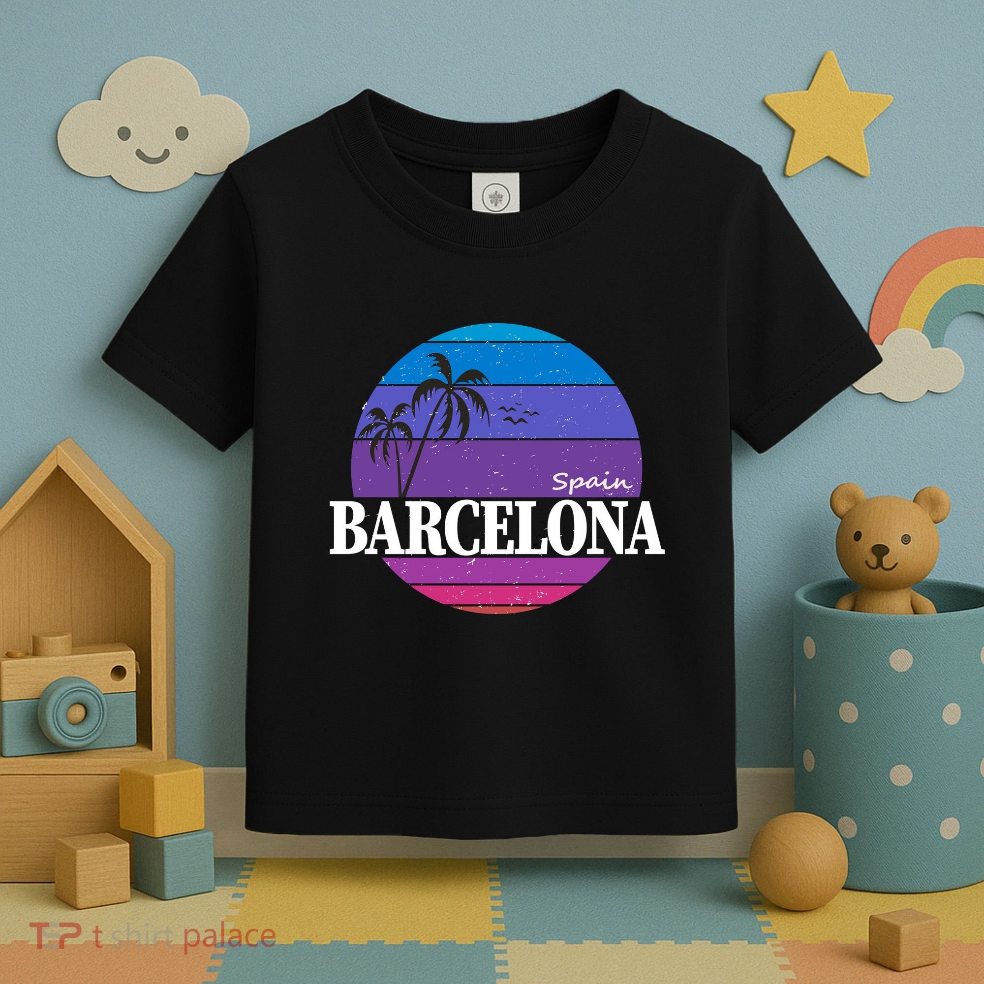  Barcelona Circle Logo Toddler T-Shirt