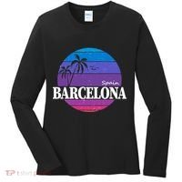  Barcelona Circle Logo Women's Long Sleeve Shirt thumb 0