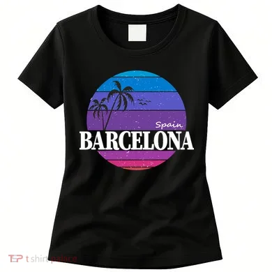  Barcelona Circle Logo Women's T-Shirt
