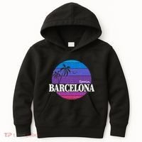  Barcelona Circle Logo Kids Hoodie thumb 0