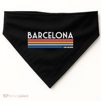 Barcelona Retro 1980's USA-Made Doggie Bandana thumb 0