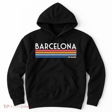 Barcelona Retro 1980's Hoodie