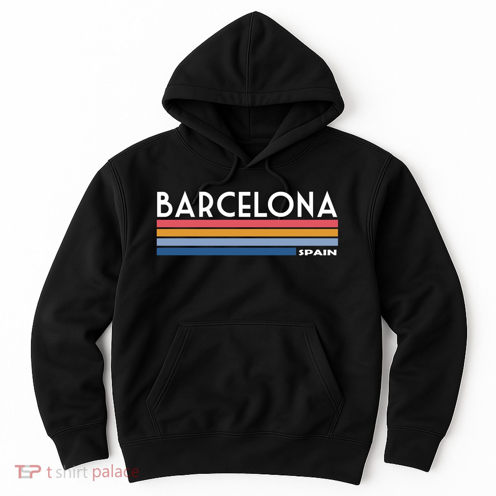 Barcelona Retro 1980's Hoodie