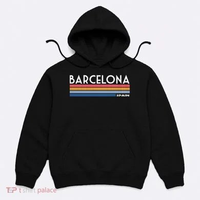 Barcelona Retro 1980's Hoodie