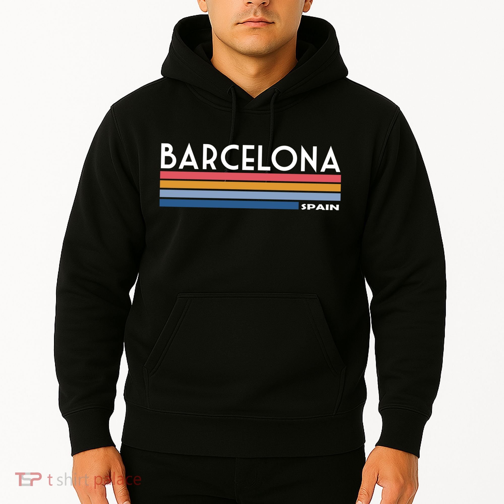 Barcelona Retro 1980's Hoodie