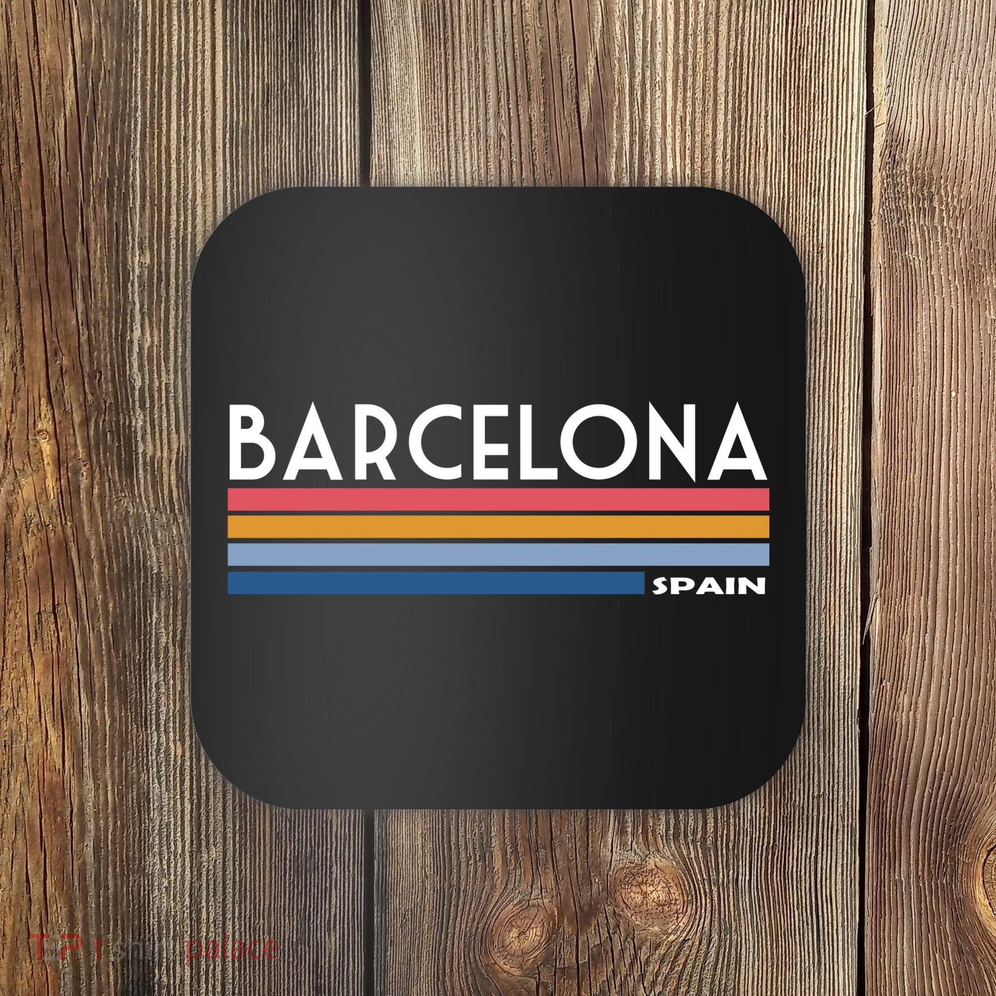 Barcelona Retro 1980's Coaster