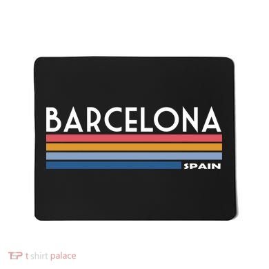 Barcelona Retro 1980's Mousepad