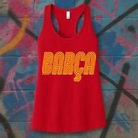 Barcelona Soccer Spain Barca Futbol Women's Tank Top thumb 3