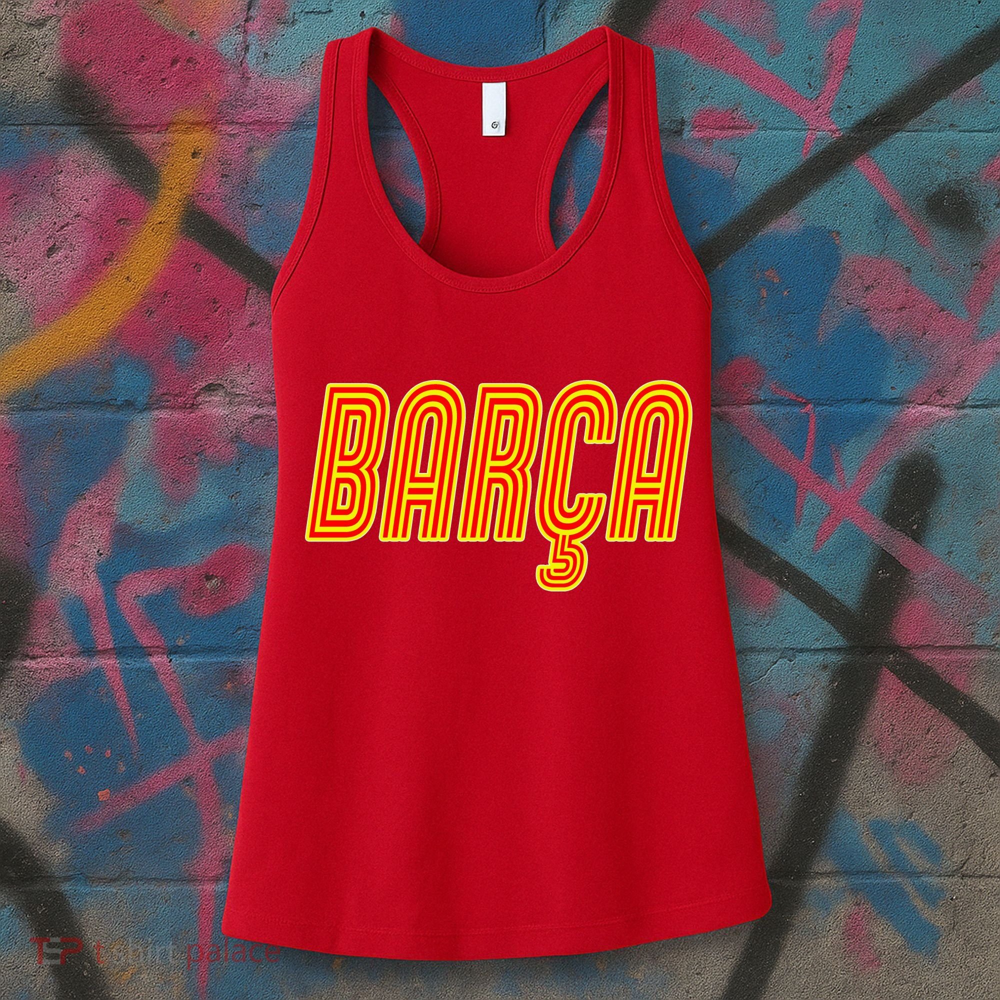 Barcelona Soccer Spain Barca Futbol Women's Tank Top