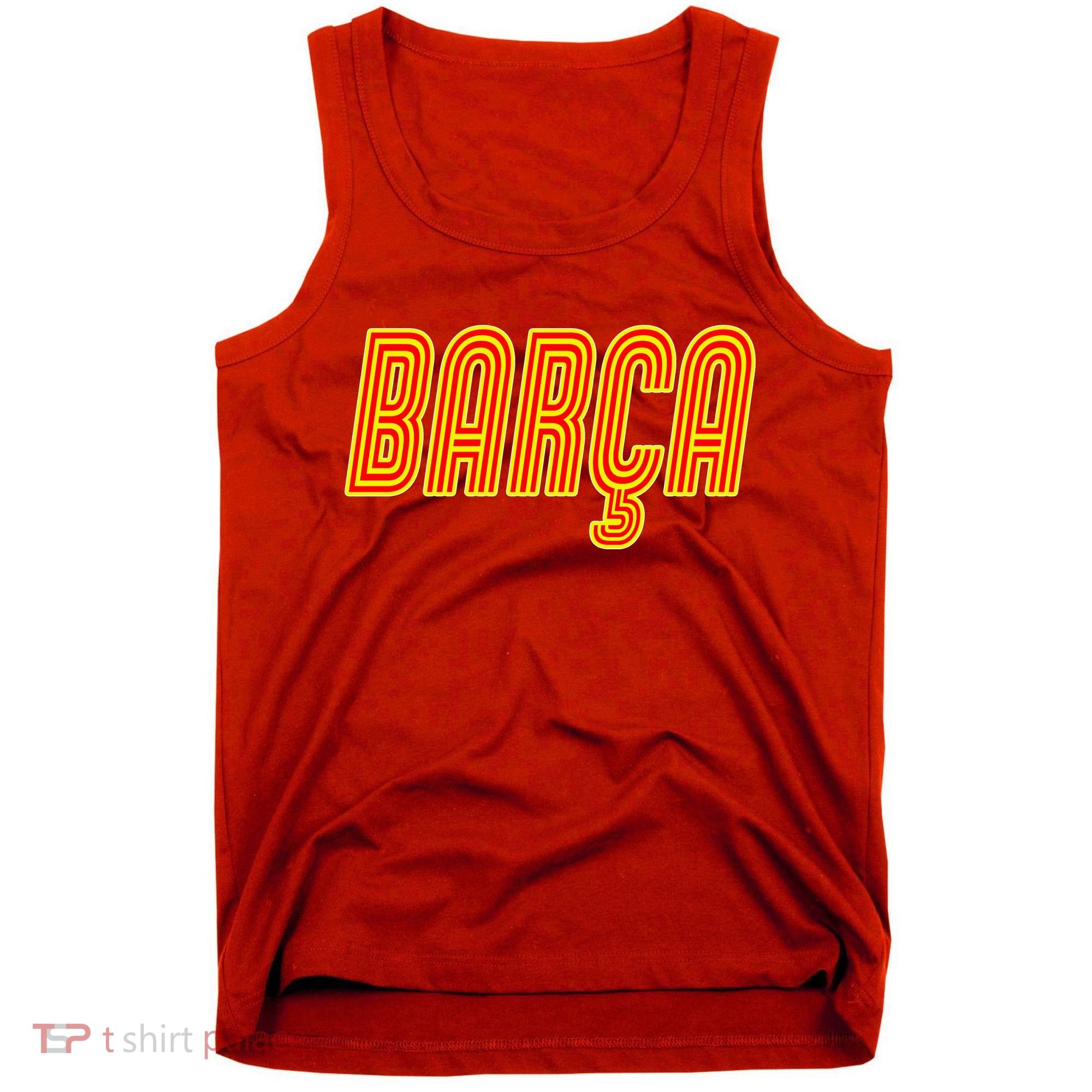 Barcelona Soccer Spain Barca Futbol Tank Top