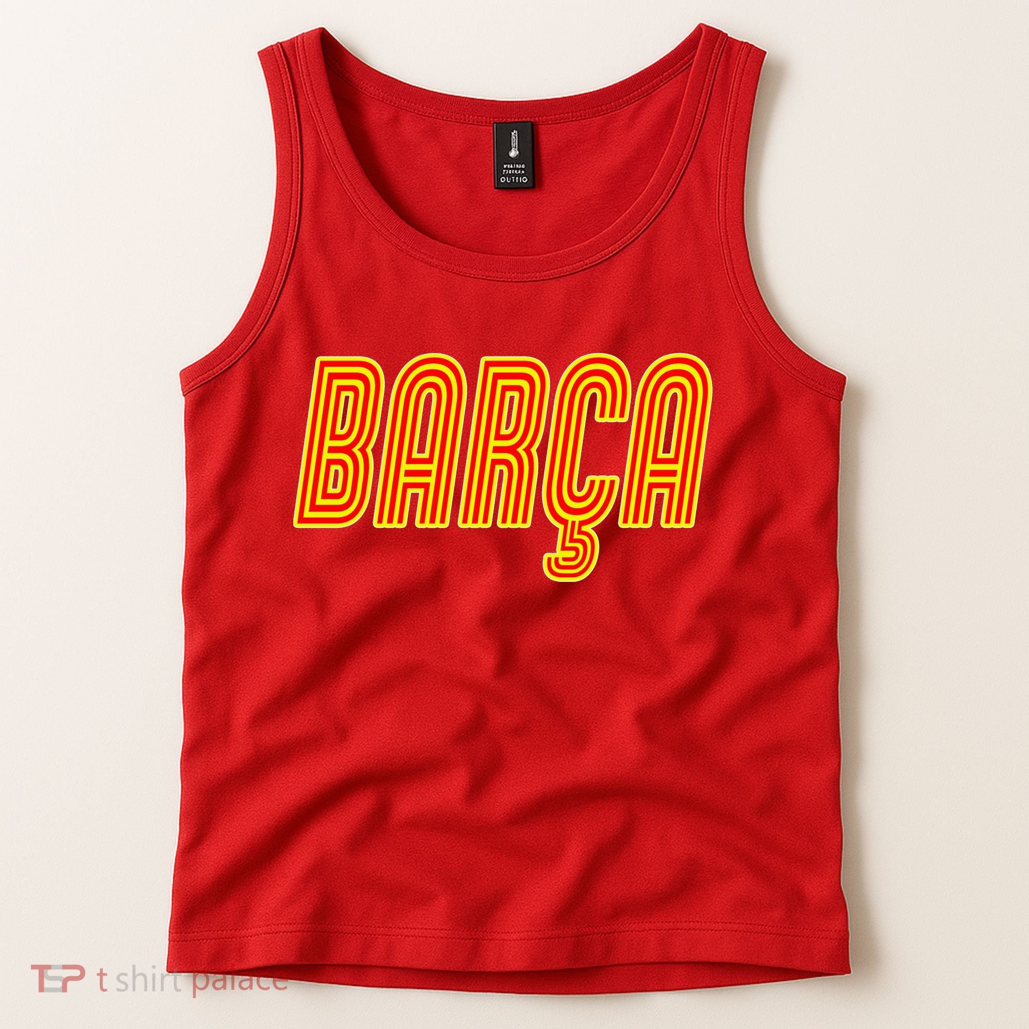Barcelona Soccer Spain Barca Futbol Tank Top