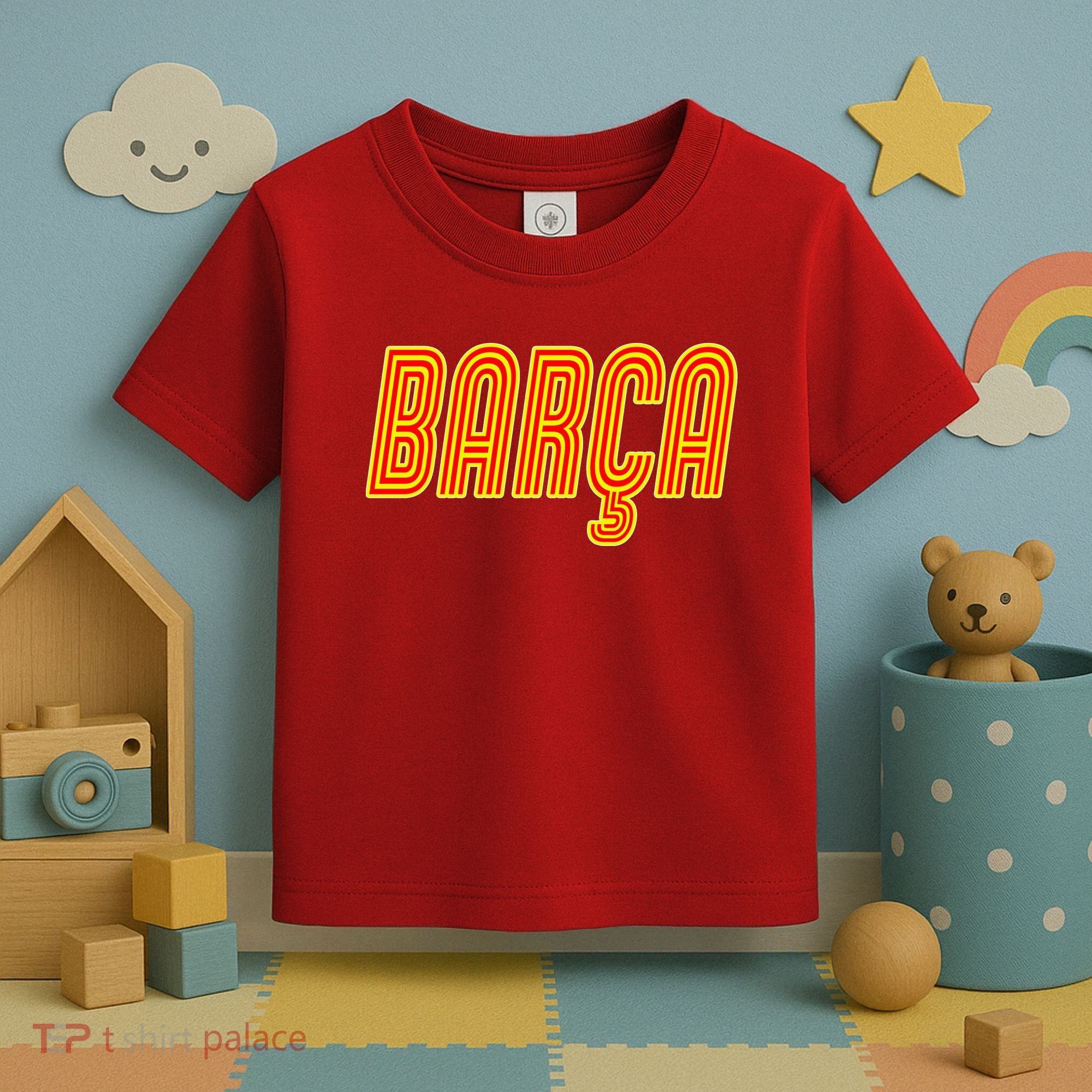 Barcelona Soccer Spain Barca Futbol Toddler T-Shirt
