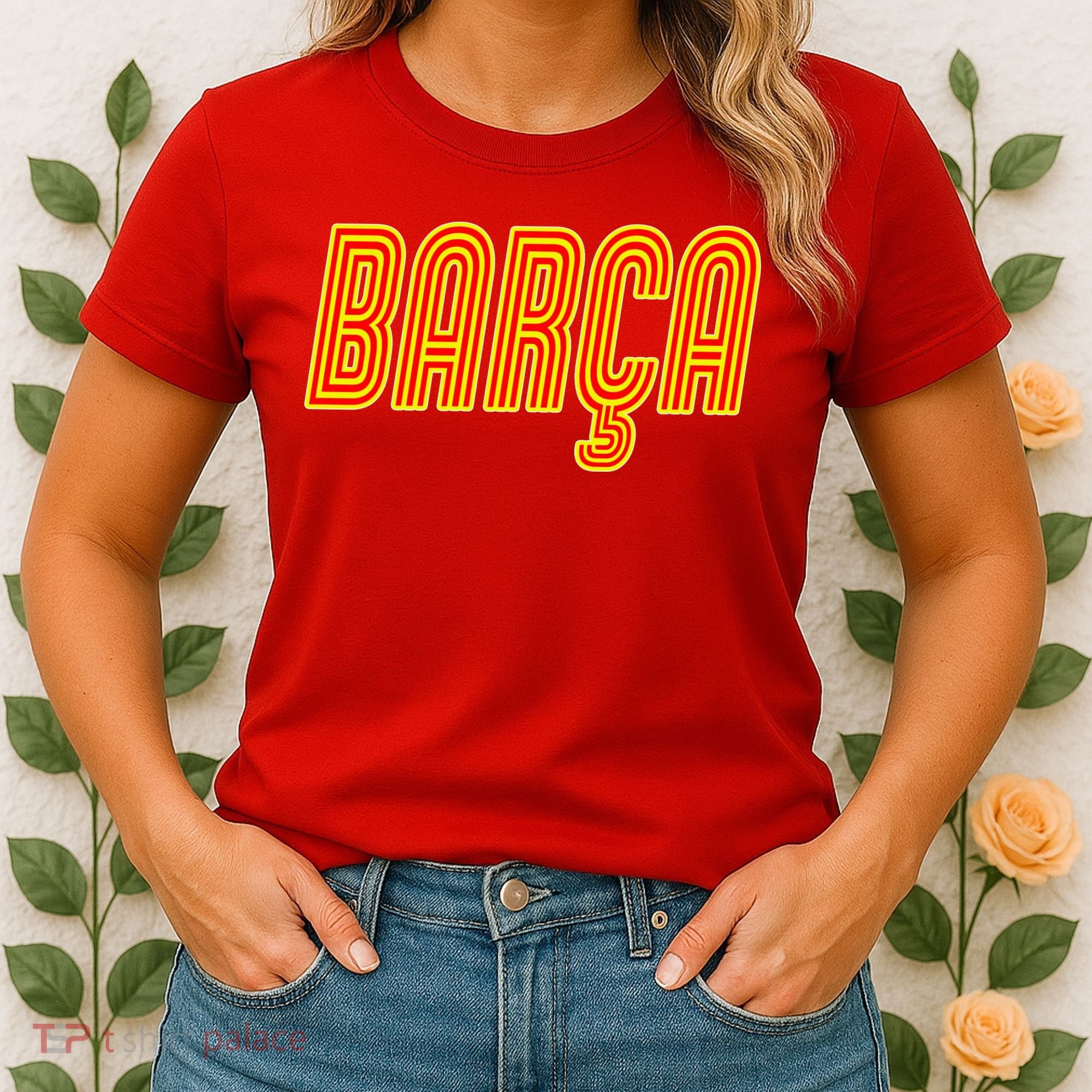 Barcelona Soccer Spain Barca Futbol Women's T-Shirt