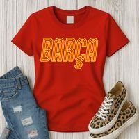 Barcelona Soccer Spain Barca Futbol Women's T-Shirt thumb 3