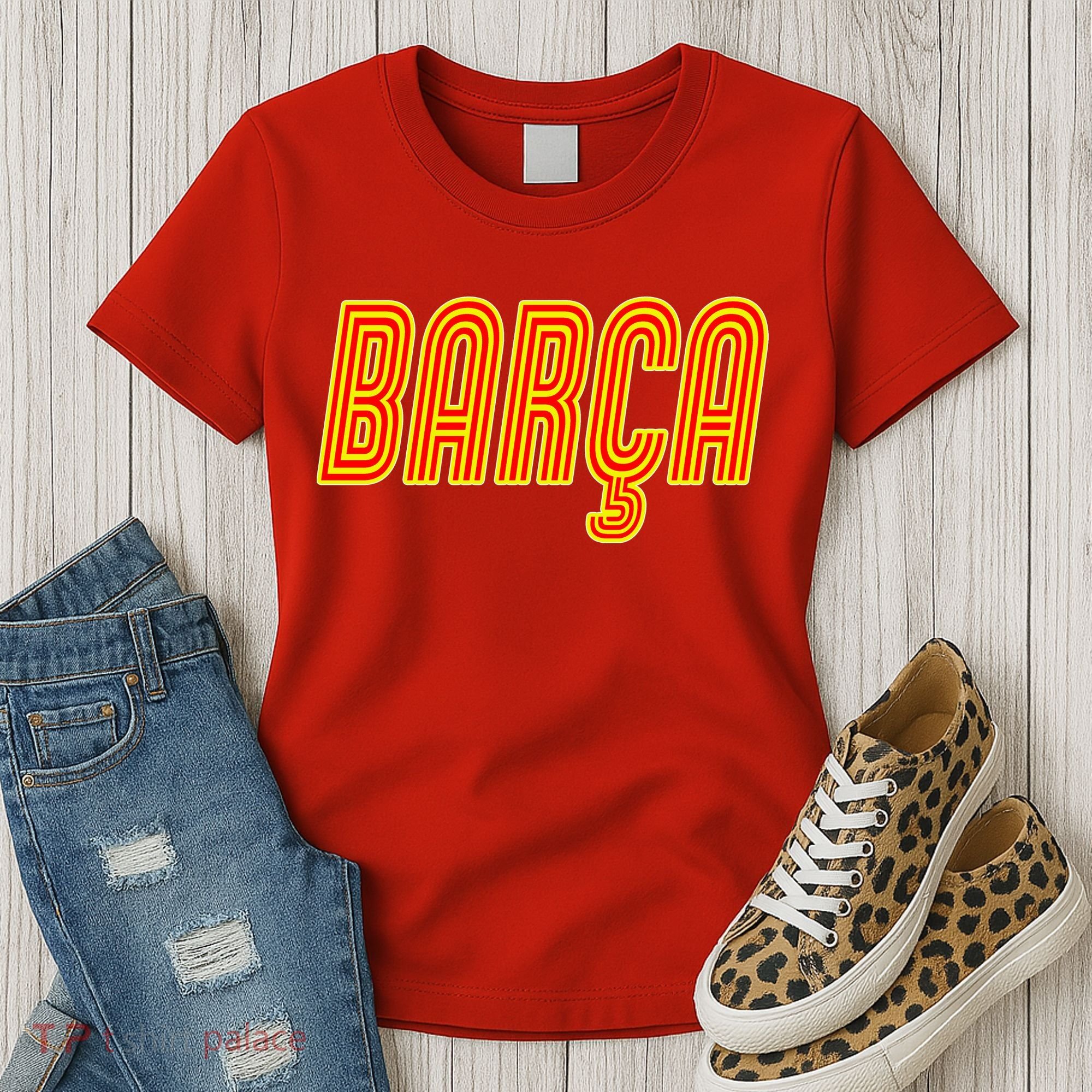 Barcelona Soccer Spain Barca Futbol Women's T-Shirt