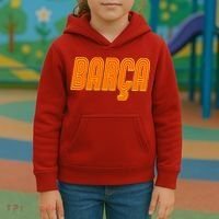 Barcelona Soccer Spain Barca Futbol Kids Hoodie thumb 3