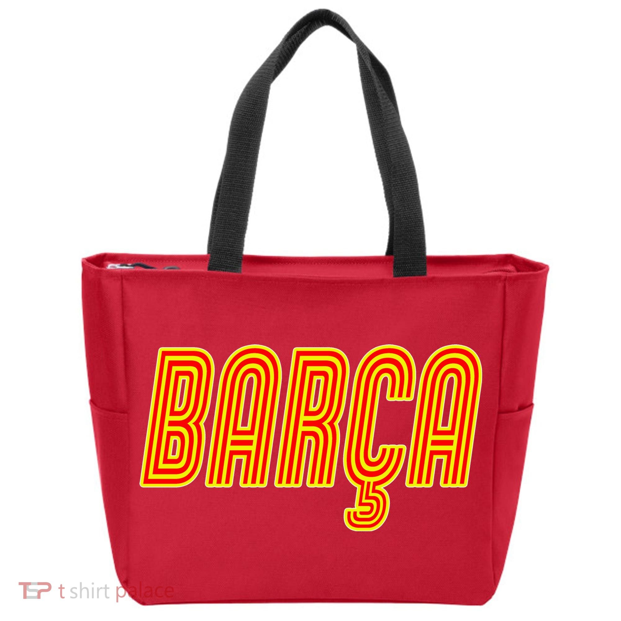 Barcelona Soccer Spain Barca Futbol Tote Bag