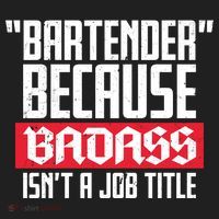 Bartender Because Badass Isn't A Job Title Tumbler thumb 3