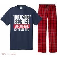 Bartender Because Badass Isn't A Job Title Pajama Set thumb 0