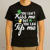 Bartender You Can't Kiss Me But You Can Tip Me T-Shirt thumb 3