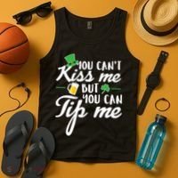 Bartender You Can't Kiss Me But You Can Tip Me Tank Top thumb 4